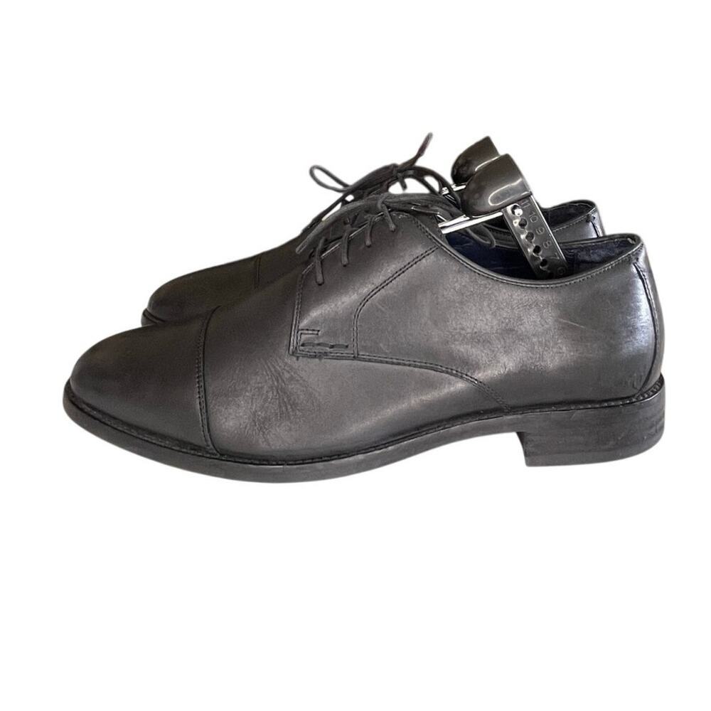 Cole Haan Lenox Hill Cap Ox C11630 Dress Oxfords Men's Size 9W Black
